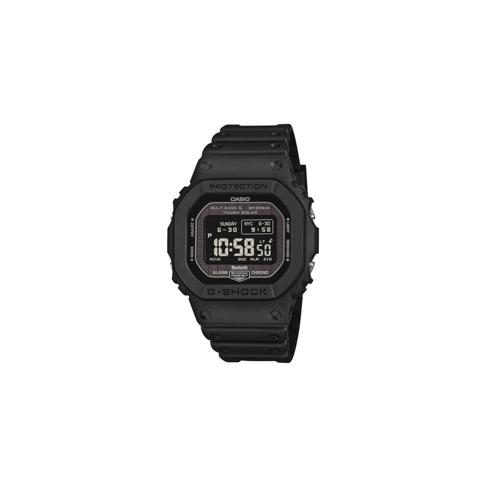 Casio G-Shock GW-BX5600-1A1JF Men s All Black Bluetooth Solar Watch with MIP LCD and Eco-Friendly Materials