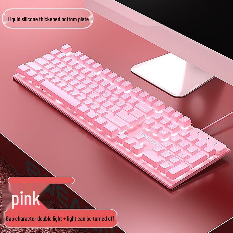 Qisha E-sports Wired Gaming Keyboard with Mouse and Headset