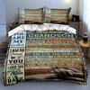 Inspirational text design. Bedding Duvet cover sets Duvet covers Pillowcases gifts (1 * Duvet Cover 2 * Pillowcases, without duvet insert)