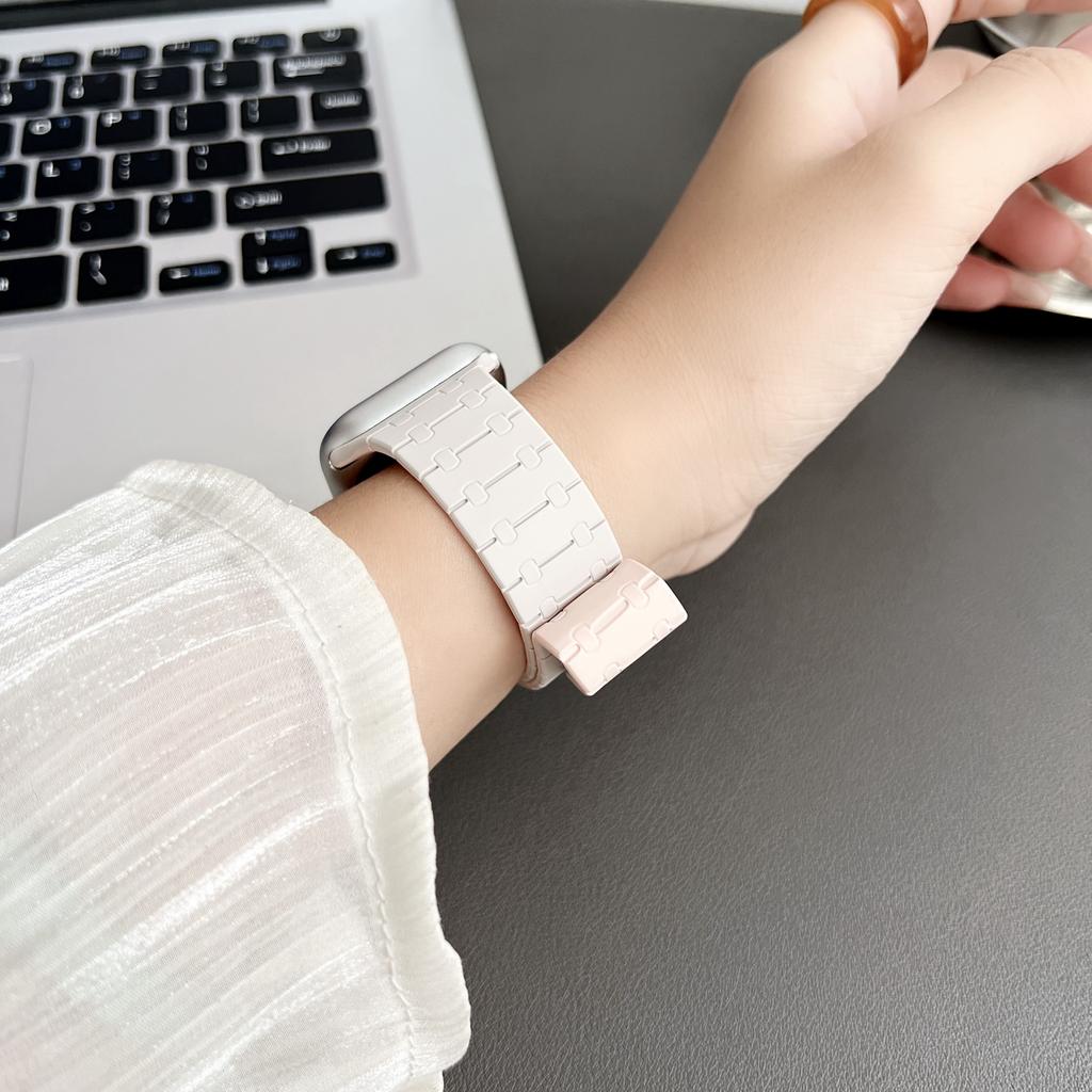 KALEBOL KLB-CXGJ-002 For Apple Watch 10 46mm/Ultra 2/Ultra 49mm/9 8 7 45mm/SE (2023) SE (2022) SE 6 5 4 44mm/3 2 1 42mm Silicone Band