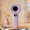 USB Rechargeable Portable Handheld Fan with LED Display Highspeed Cooling Fan  Summer Use