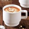 Wind Ceramic Mug Set: Matching Couple Coffee & Tea Cups (2-Piece)