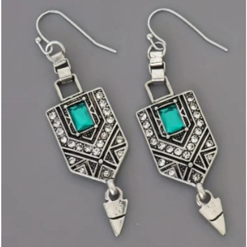 

Роскошные новые женские серьги ретро геометрический дизайн модные женские серьги