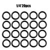 20Pcs Power Pressure Washer O Rings for 1/4" Quick Coupler Direct Replace M22 Quick Connect Rubber O Rings Black Accessory