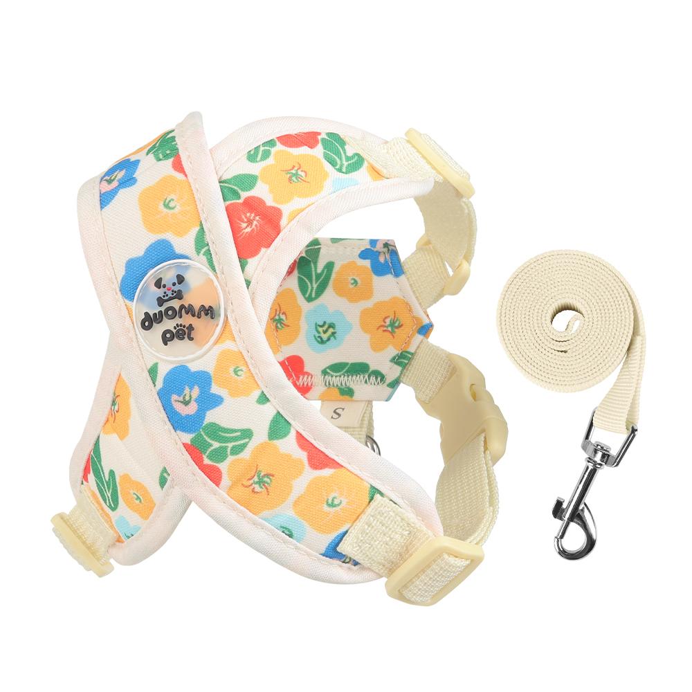Small Dog Walking Leash Schnauzer Pet X-Shaped Anti-Escape Soft Leash Bichon Frise Dog Leash