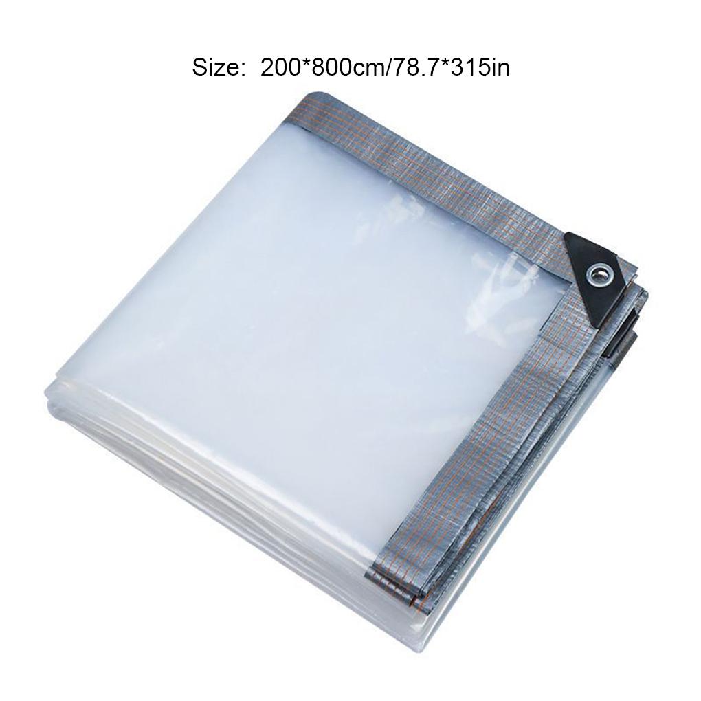 Prelată transparentă rezistentă la ploaie, robustă și durabilă, pentru capacul de protecție din plastic pentru plante de grădină