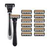 3-layer Stainless Steel Blade Men Razor Washable For Travel For Home Shaver Manual Shave Razors For Daily Face Care