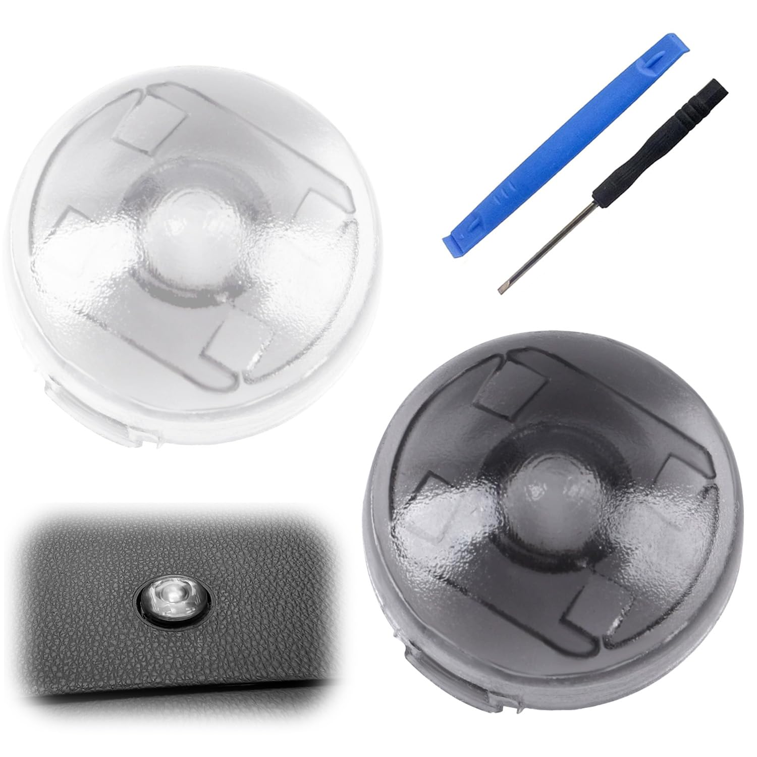 

Крышка датчика освещенности, Набор из 2 штук, 0,7 дюйма (18 мм), Автозатемнение, Универсальный