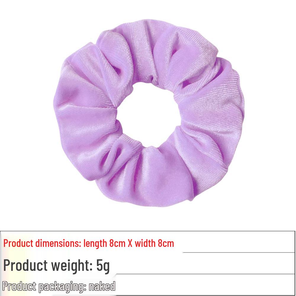 Versatile Gold Velvet Scrunchie Hair Tie for Buns & Ponytails