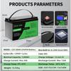 Datouboss 12V 100AH  Lifepo4 Batterie Solaire Lithium Battery Pack Storage for  RV/ Solar System/Trolling Motor/camper