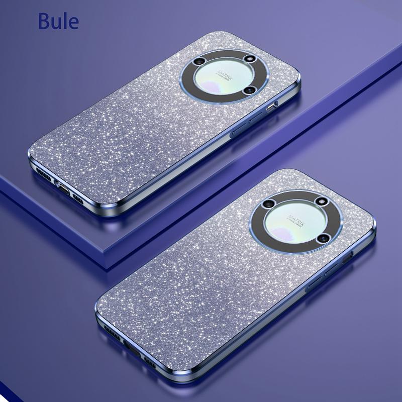 For Huawei Honor X40 Luxury Electroplated Glitter Case For Honor X40i X9A Magic 5 Lite Soft TPU Bumper Clear Phone Back Cover