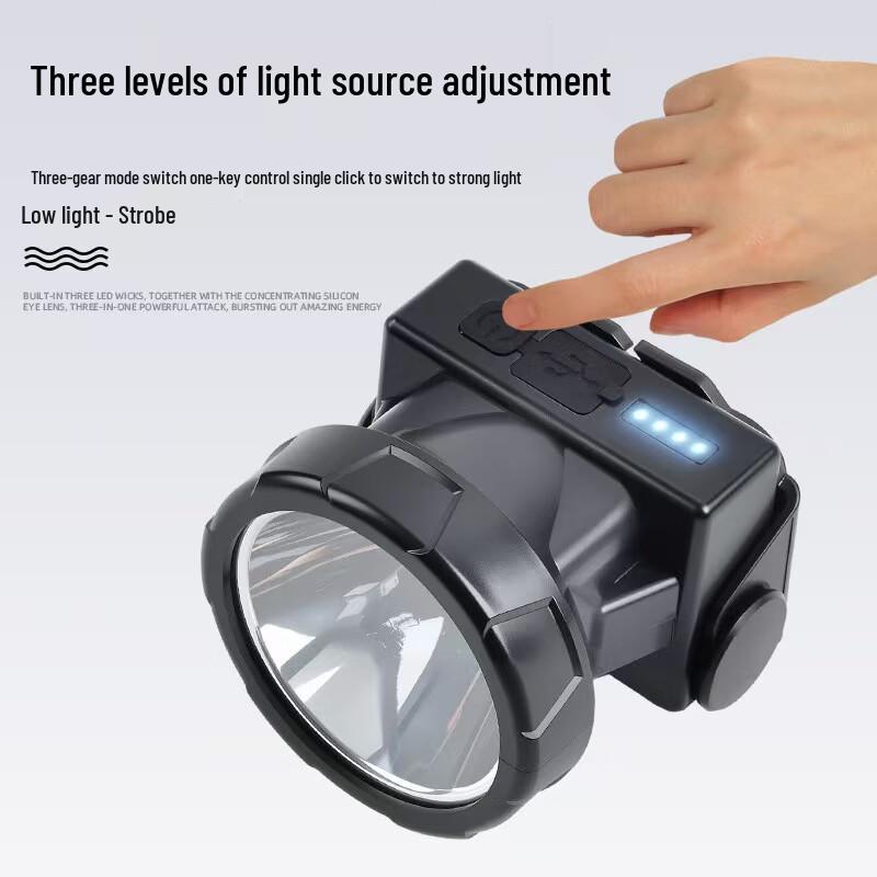 Li Shen High-Power Rechargeable Induction Fishing Headlamp