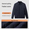MONTAGUT Men's Corduroy Padded Lapel Jacket