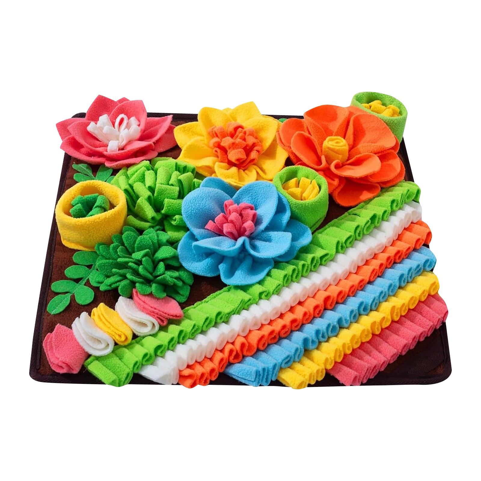 

Pet Sniffing Pad Dog And Cat Foraging Toys Indoor Play Eating Mat Relieve Stress And Release Energy Treasure Hunting Slow Food One Size