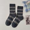 Women's Fall Fashion New Striped Cotton Medium Tube Pile Socks