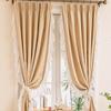 Blackout Curtain with Lace Trim – Gold Foil Velvet, Hook Top, Thermal Insulated, 1 Panel for Bedroom/Living Room