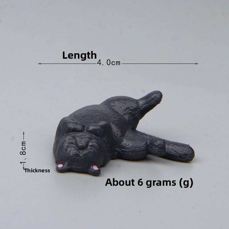 Cute Sleeping Tiger Shiba Inu Rabbit Cat Kangaroo Animal Mini Model Ornament For Office And Collection