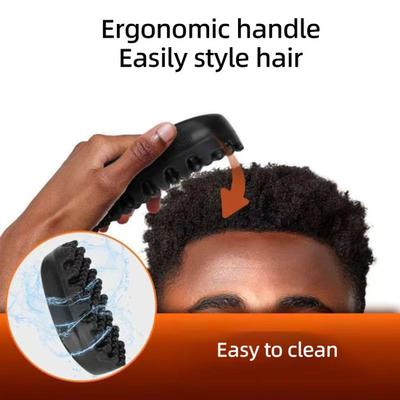 Locken Verdrehtes Haarbürste Afro Zopf Rastazöpfe Twist Haarkamm Waschbar Tragbar Zuhause Salon Frauen Männer Haarstyling Werkzeuge