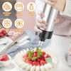 Stainless Steel Churro Maker Set Reusable Rust Proof Churros Maker Machine Multipurpose Cookie Press Maker for Cupcakes