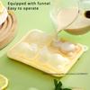 1 Creative Bear Ice Block Mold Food Grade Silicone Household Ice Box Cartoon Ice Mold Easy Demolding Operation Comes with Funnel