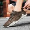 Summer Casual Men's Shoes Black Brown Versatile Style Outdoor Leisure Comfortable Street Walking Luxury Daily Shoes Fashion