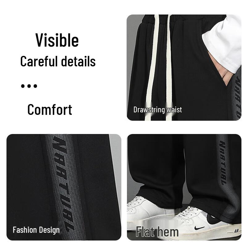 NASA GISS Men's Loose Fit Straight Leg Athletic Pants