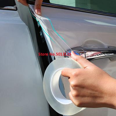 Pegatinas transparentes para puerta de coche, protectores de bordes, tiras anticolisión, parachoques, para KIA optima K5 2017 2018