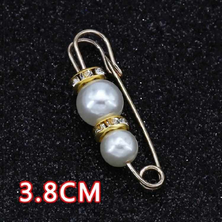 10 Pcs Fashion Pearls Brooch Cardigan Collar Brooch Clip Artificial Pearls Brooch Fashion Sweater Shawl Clip Enduring