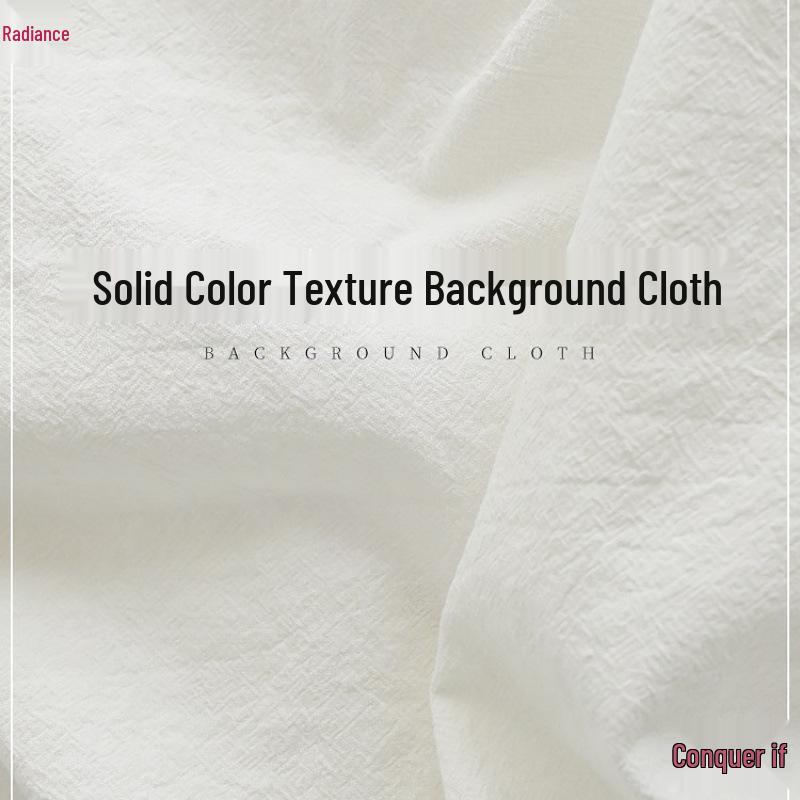 White Cloth Backdrop: Textured Tablecloth for Food, Cake, Flat Lays, Cosmetics, Nail Art, and Children's Clothing Photography.