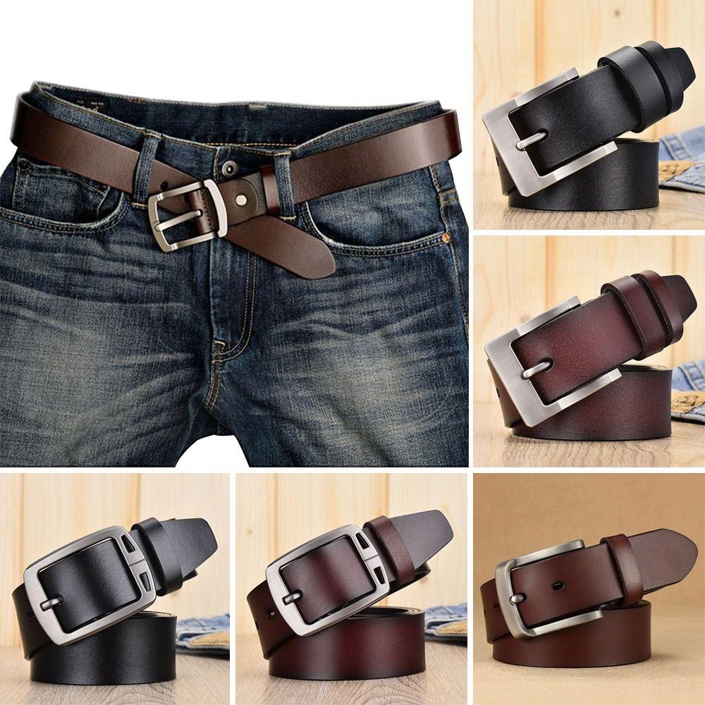 Black Coffee Buckle Waist Belt Trendy Brand Waist Strap Fashion Waistband