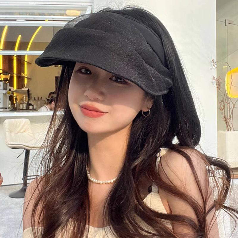 Crownless Sun Hat UPF50 Plus for Women Foldable Headband UV Protection for Summer Beach Hiking Trips