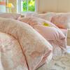 Milk Fleece Four-piece Set, Thickened Carved Fleece, Bed Sheet Quilt Cover, Bed Three-piece Set