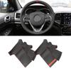 For Jeep Grand Cherokee 2014 2015 2016 2017 2018   Perforated Leather Hand-stitched Car Inner Steering Wheel Cover Trim