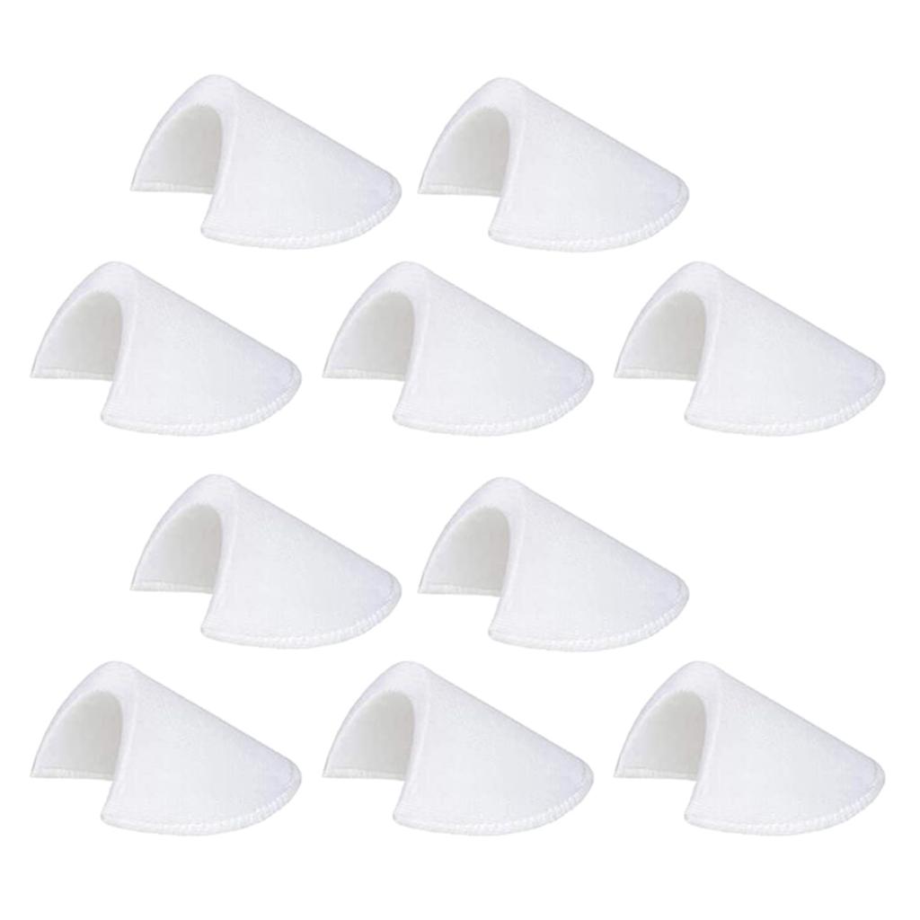5 Pairs Shoulder Pad Sewing Shoulder Pad Sponge Pad for Blazer Shirt Clothes Suit Coat Jackets High Low Shoulders