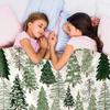 Christmas Tree Flannel Blanket Christmas Blanket Living Room Sofa Blanket Holiday Bedroom Bed Blanket Living Room Cute Blanket