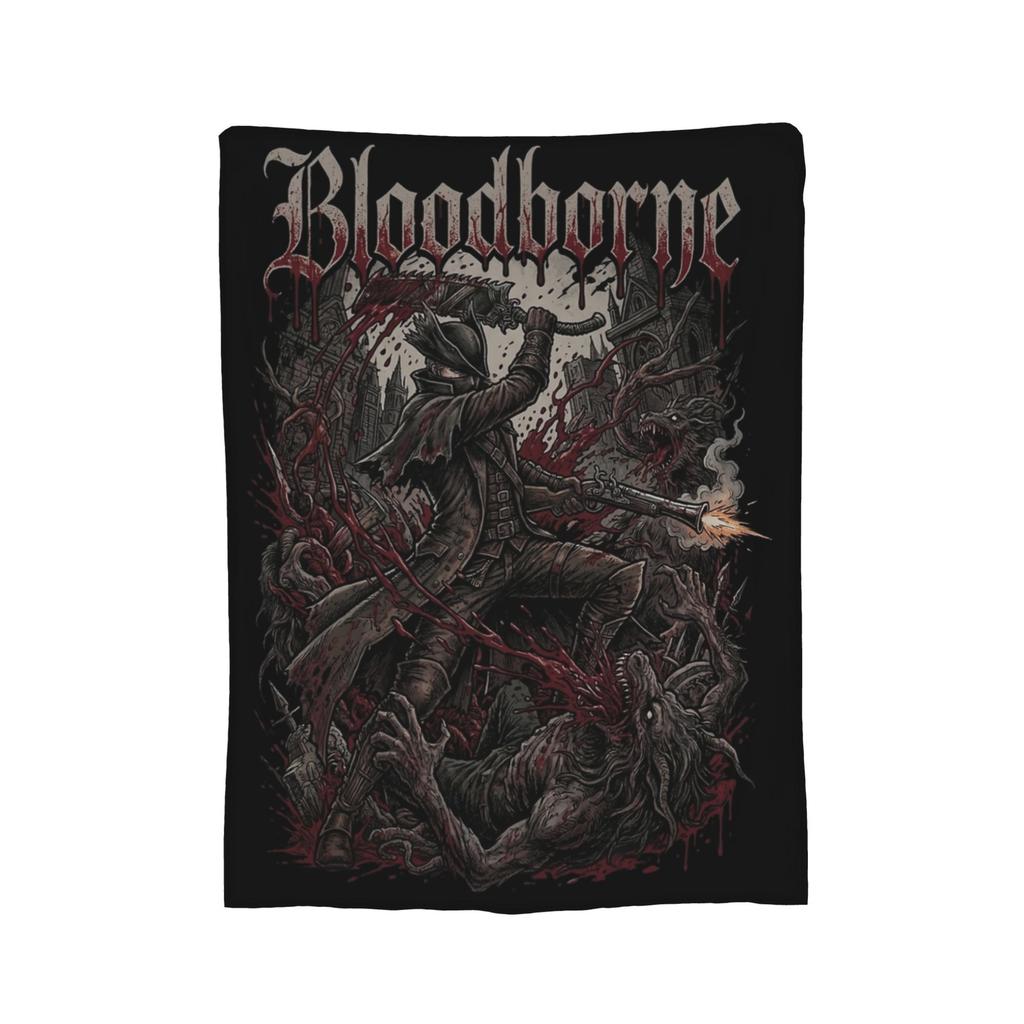 Bloodborne Videospiel Decken Flanell Bedruckt Multifunktionale Super Warme Überwurfdecke für Bett Büro Steppdecke