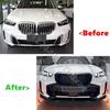 For 2024+ BMW X5 G05 X6 G06 M Sport LCI 30d 40i M60i front bumper lip splitter diffuser spoiler ABS gloss black body kit