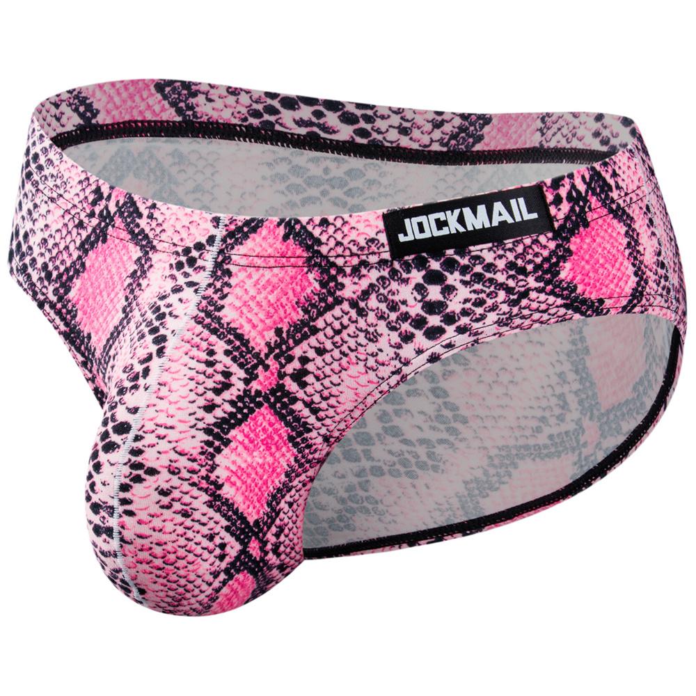 Briefs JOCKMAIL Leopard Print Sexy Low Rise Men's Underwear