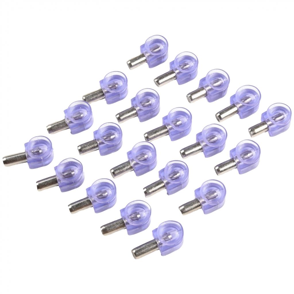 23x13mm Shelf Support Pegs Iron And Rubber Secure Hold