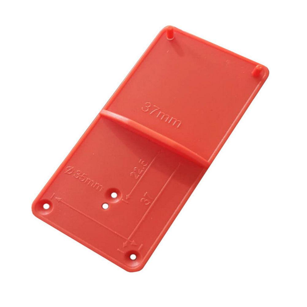 Hinge Hole Drilling Guide Plastic 35mm Woodworking Punch Opener Locator For Furniture Installation DIY Template Carpentry Tools