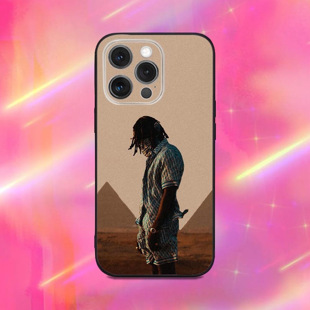 Damso Rapper Phone Case For iPhone 16,15,14,13,12,11,Pro,Max,Plus,X,XS,XR,SE,8,7,Mini,Soft Silicone Black Case