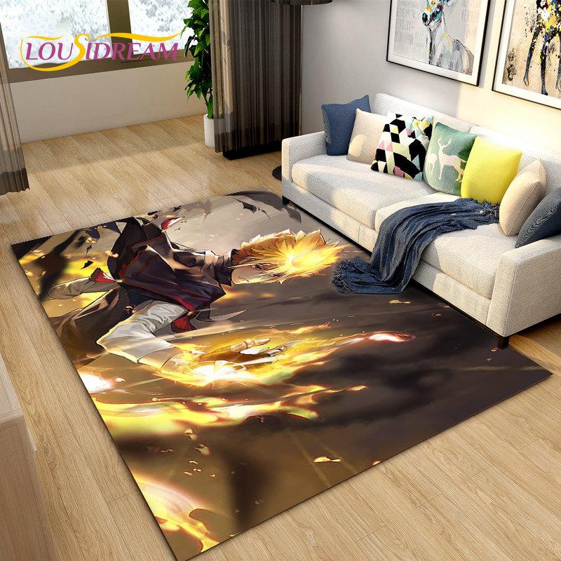 Nauczyciele Hitman Reborn Anime Dywan Obszarowy Duży, Dywan do Salonu Sypialni Sofa Wycieraczka Dekoracja, Dzieci Antypoślizgowa Mata Podłogowa