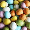 30 Pieces Foam Colored Easter Eggs Simulation Artificial Egg Game Tools Home