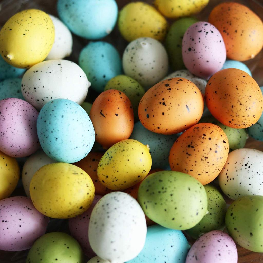 30 Pieces Foam Colored Easter Eggs Simulation Artificial Egg Game Tools Home
