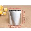 Hot Oversized DIY Cake Making Cream Cupcake Stainless Steel Tools Mouth Flower Lcing Piping Nozzles Kitchen Pastry Decor Baking