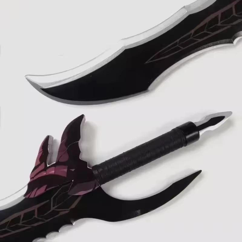 Anime Solo Leveling Kanata Wooden Sword Mizushino Shun Real Size Cosplay Accessories Knife Japanese Katana Samurai Sabre Kid Toy