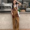 Women's Denim Jumpsuit Korean Fashion Literary All-match Suspender Chic and Elegant Woman Jumpsuit Trend Temperament Ins Popular