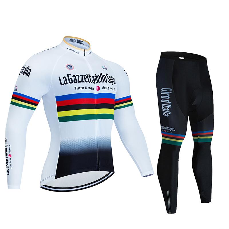

Men s Professional Long Sleeve2026 Autumn Breathable Cycling Suit Set Padded Shorts Set, Quick Dry, Reflective, Bike Wear Clothing for Men XS