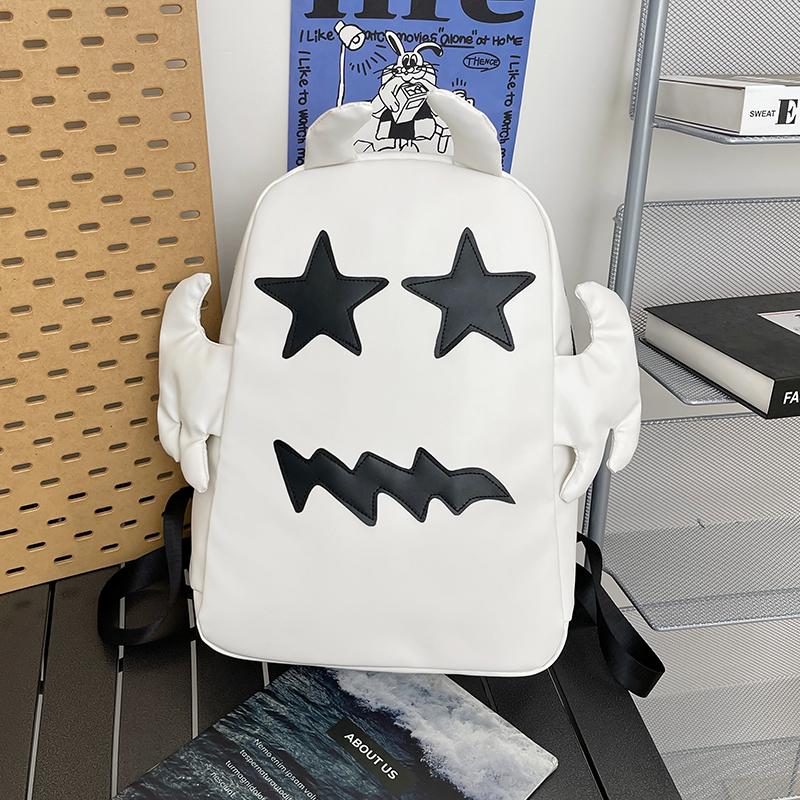 Schulranzen Desinvolte Little Devil Ghost Pattern Neue Männer und Frauen mit dem gleichen Absatz Rucksack Rucksack mit großer Kapazität