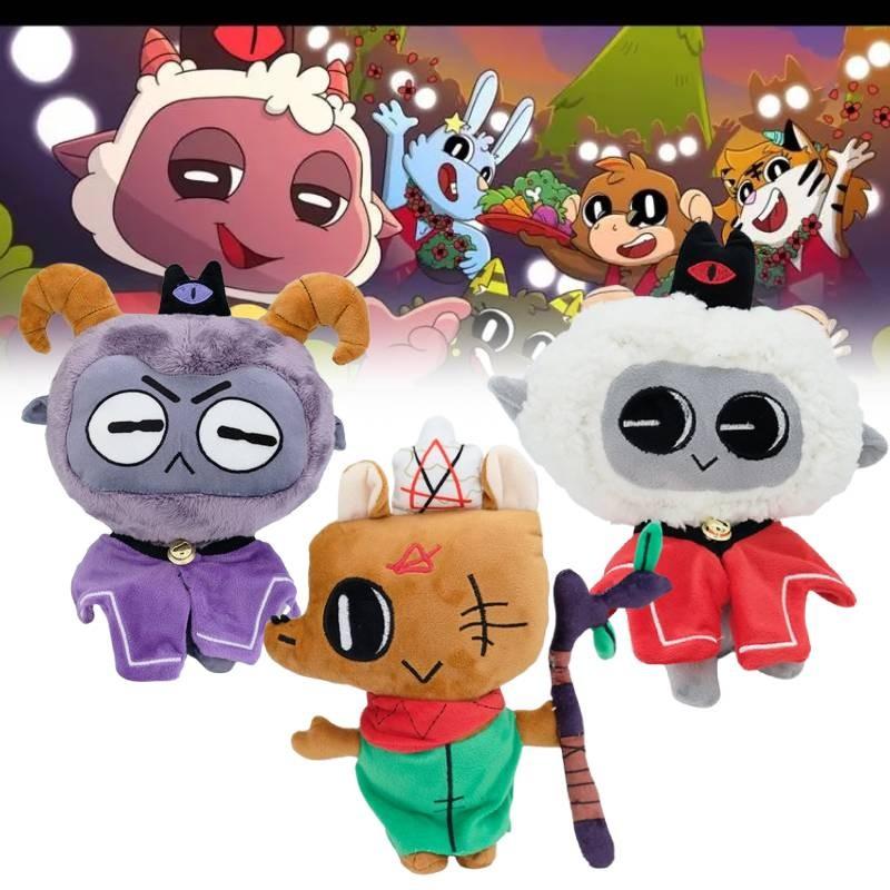 High Quality Cult Of The Lamb Plush Black Sheep Soft Toy Ideal For Collectors And Fans